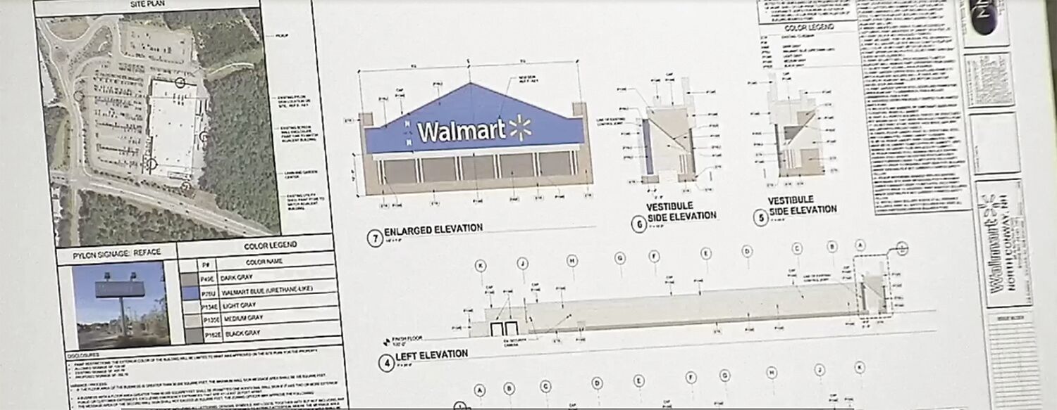 Regarding Walmart, planners not feeling blue